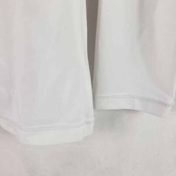 Volcom Shirt Womens Medium White Simply Core Long Sleeve Rash Guard UPF 50+ Swim - Picture 4 of 9